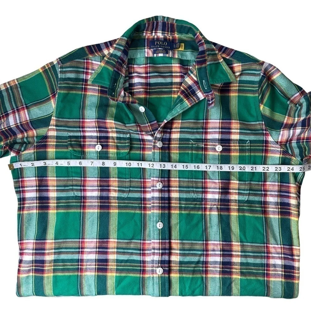 Polo Ralph Lauren Classic Fit Performance Flannel Button Down Shirt. Size XL - Picture 3 of 7